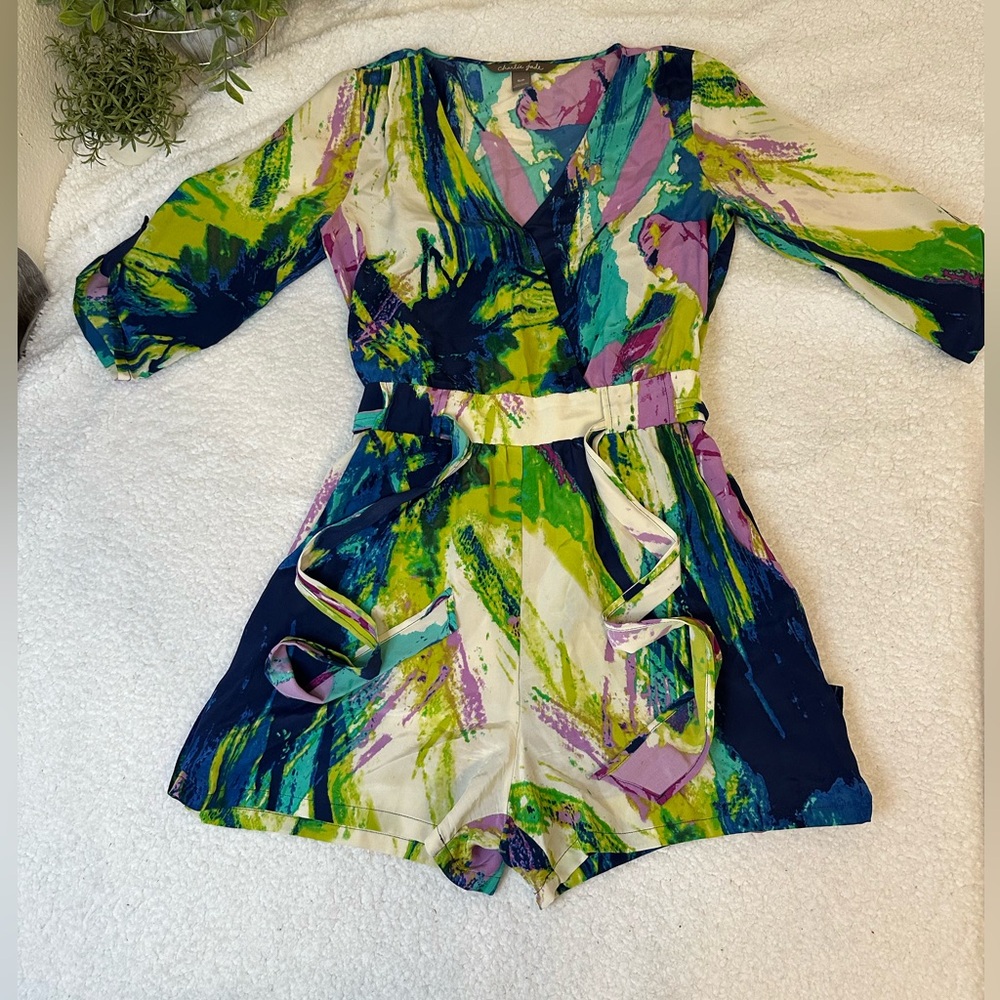 Charlie Jade silk romper size small